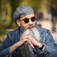 Portrait au parc de la tête d'or